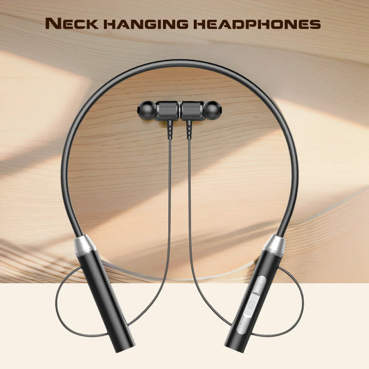 Wireless Bluetooth Neckband Earphones – In-Ear Sports Headset with Mic