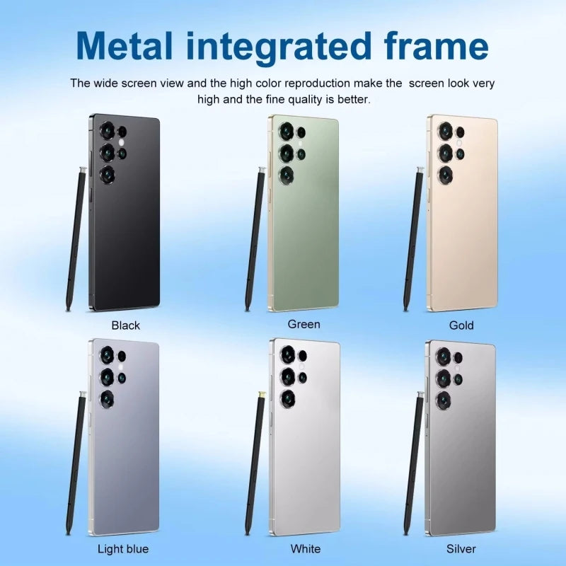 2025 New S25 Ultra 7.3HD Cellphones Global Version 5G Original Dual SIM 7800mAh Mobile Phones