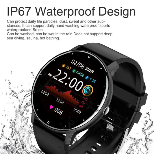 LIGE Smart Watch – Bluetooth 5.2 Waterproof Fitness Tracker with Calls